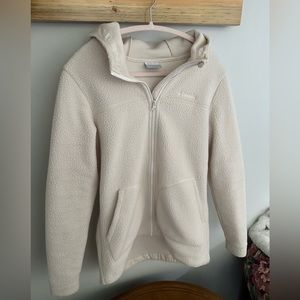 Columbia jacket: cream colored